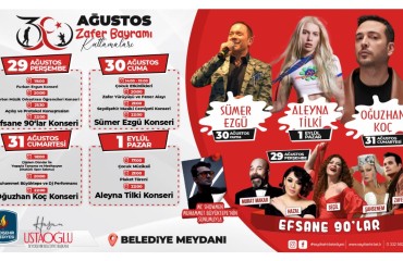 30 AĞUSTOS ZAFER BAYRAMI KUTLAMALARI