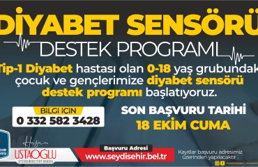 Diyabet Sensörü Destek Programı