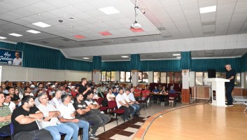 SEYDİŞEHİR BELEDİYESİNDE İŞ SAĞLIĞI GÜVENLİĞİ EĞİTİMİ VERİLDİ