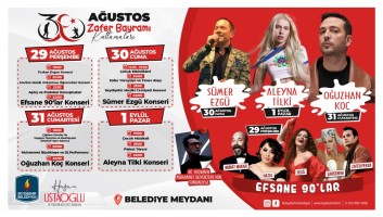 SEYDİŞEHİR 30 AĞUSTOS ZAFER BAYRAMI KUTLAMALARI BAŞLIYOR