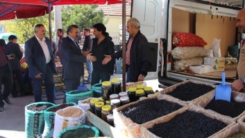 BAŞKAN TUTAL'DAN PAZAR ESNAFINA ZİYARET