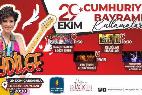 SEYDİŞEHİR’DE 29 EKİM KUTLAMA PROGRAMI BELLİ OLDU