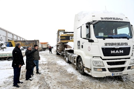 SEYDİŞEHİR BELEDİYESİNDEN HATAY'A DESTEK
