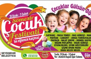 Seydişehir'de çocuk festivali